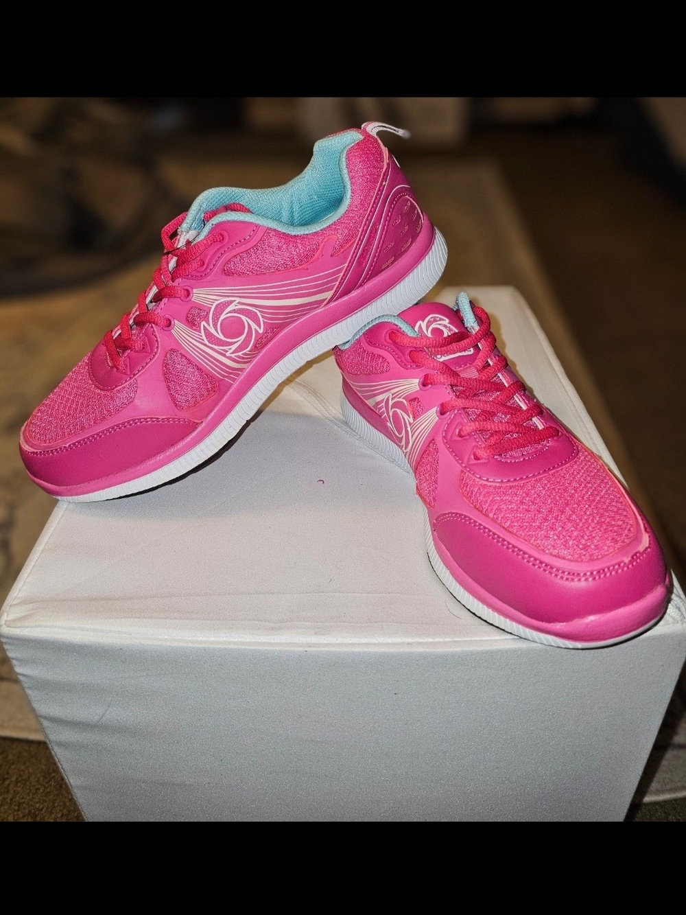 Rotasole Women's Training Shoe Rotating Sole Sneakers Pink Tennis Shoes Size 10